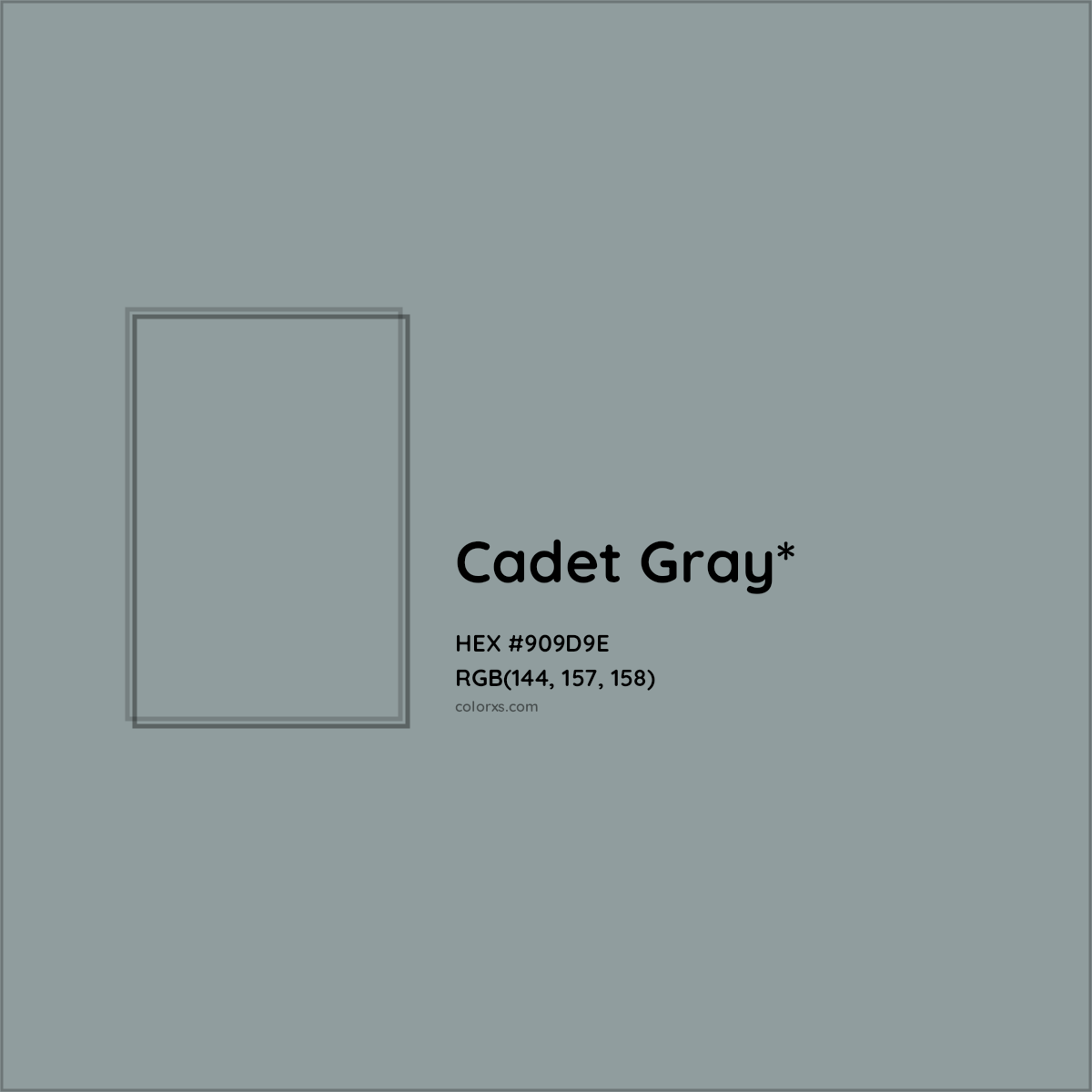 HEX #909D9E Color Name, Color Code, Palettes, Similar Paints, Images