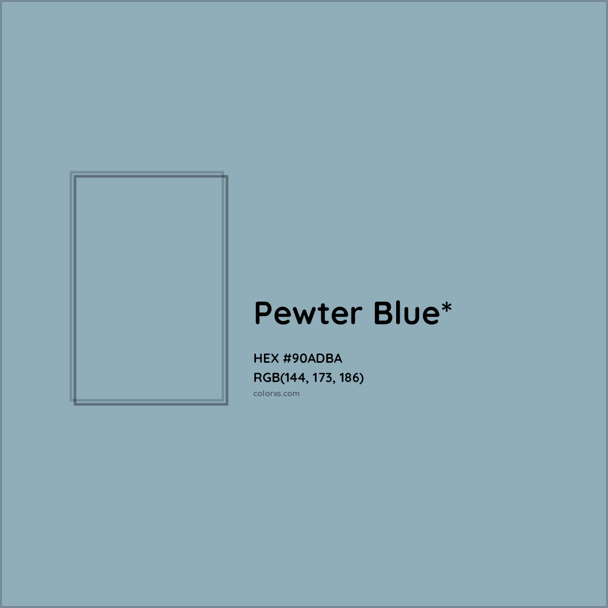 HEX #90ADBA Color Name, Color Code, Palettes, Similar Paints, Images