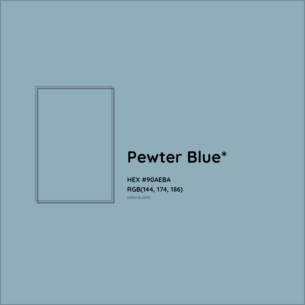 HEX #90AEBA Color Name, Color Code, Palettes, Similar Paints, Images