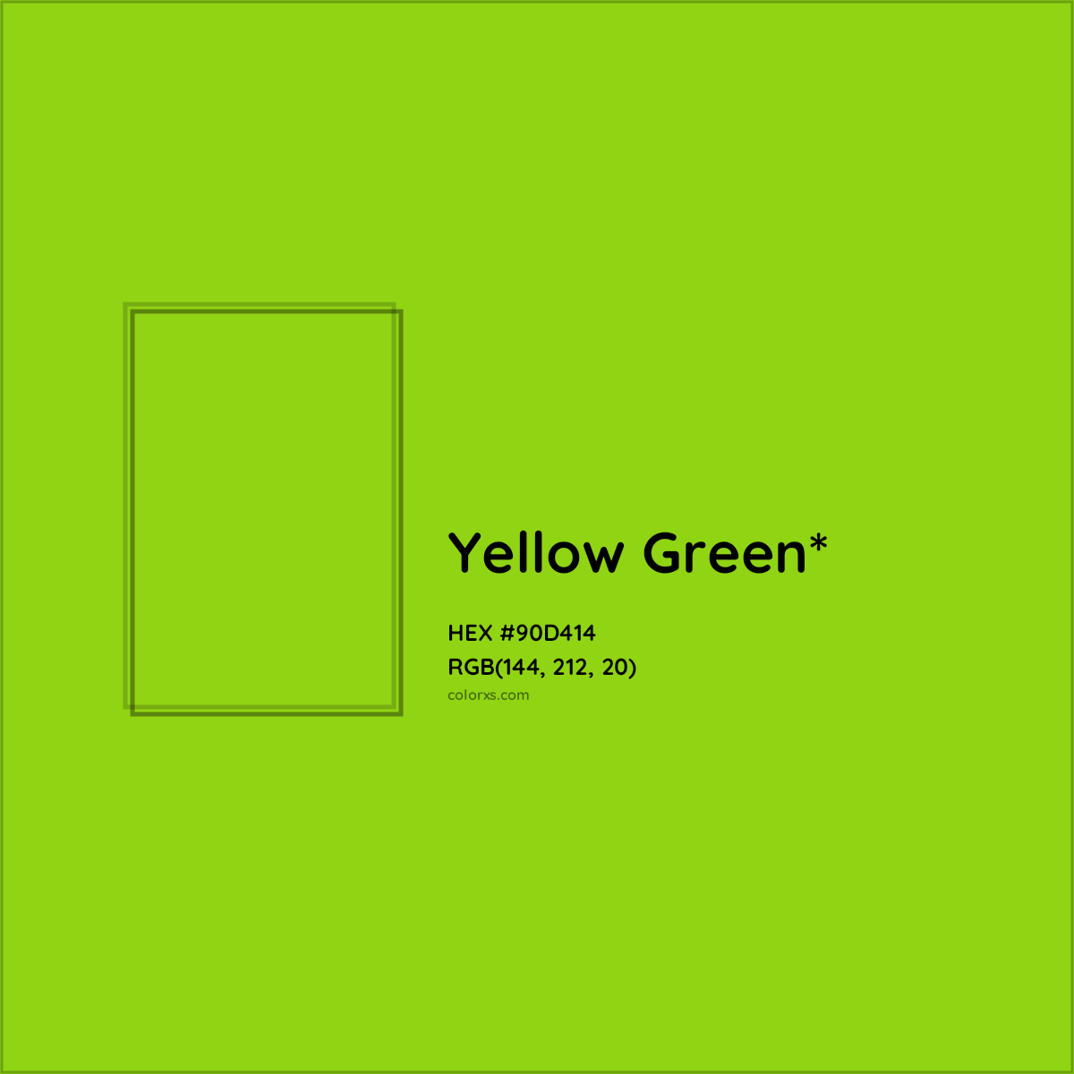 HEX #90D414 Color Name, Color Code, Palettes, Similar Paints, Images