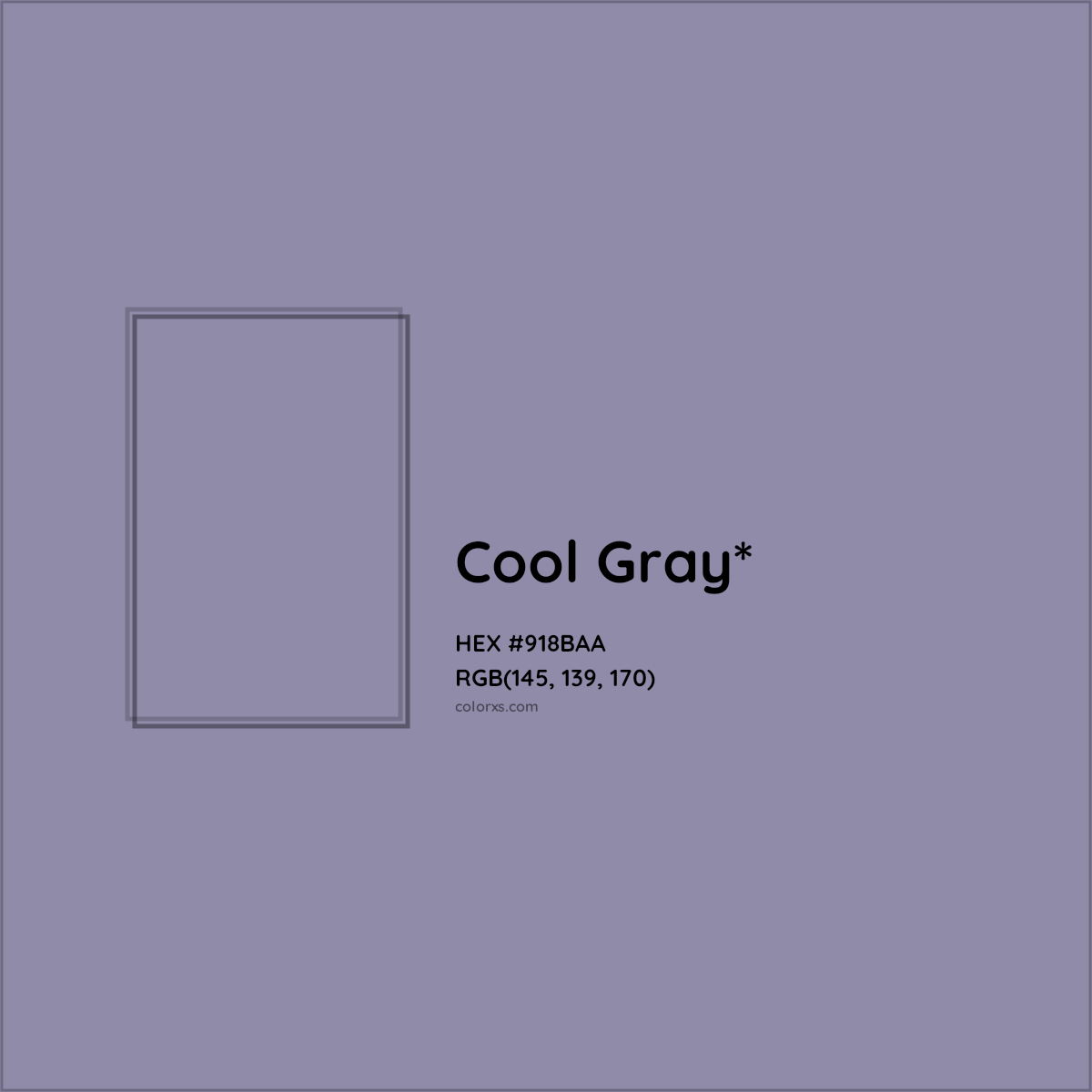 HEX #918BAA Color Name, Color Code, Palettes, Similar Paints, Images