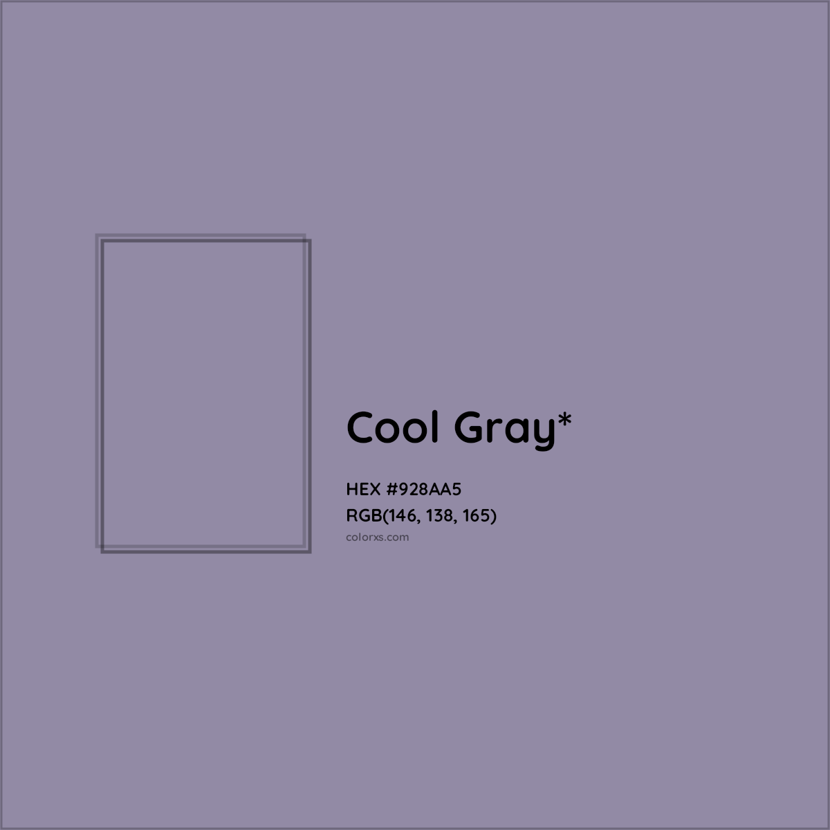 HEX #928AA5 Color Name, Color Code, Palettes, Similar Paints, Images