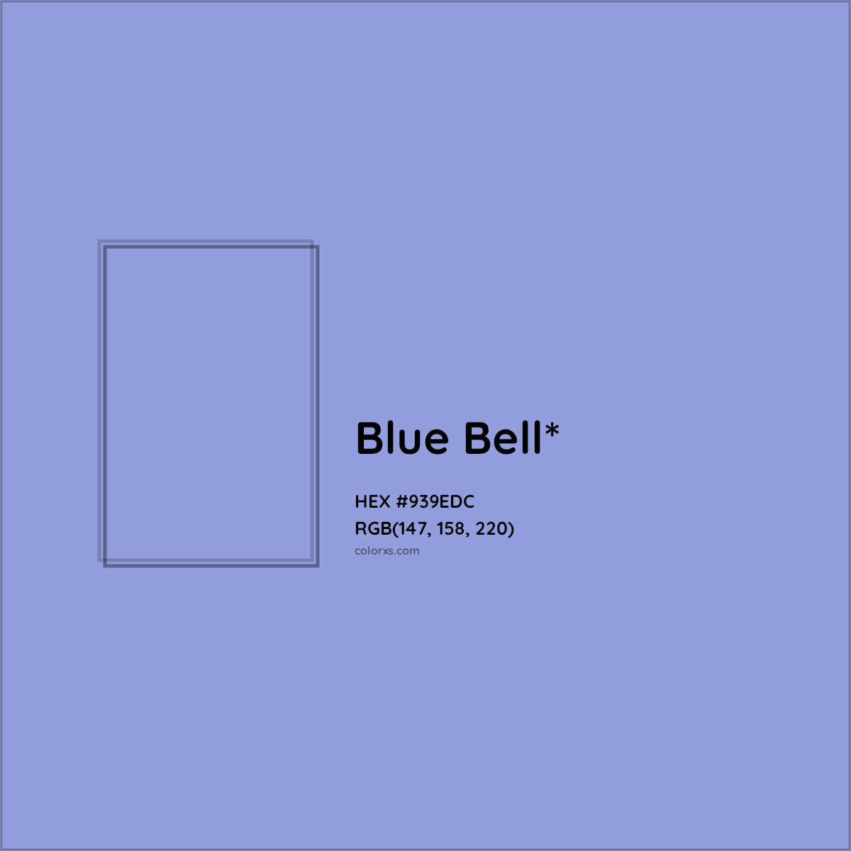 HEX #939EDC Color Name, Color Code, Palettes, Similar Paints, Images