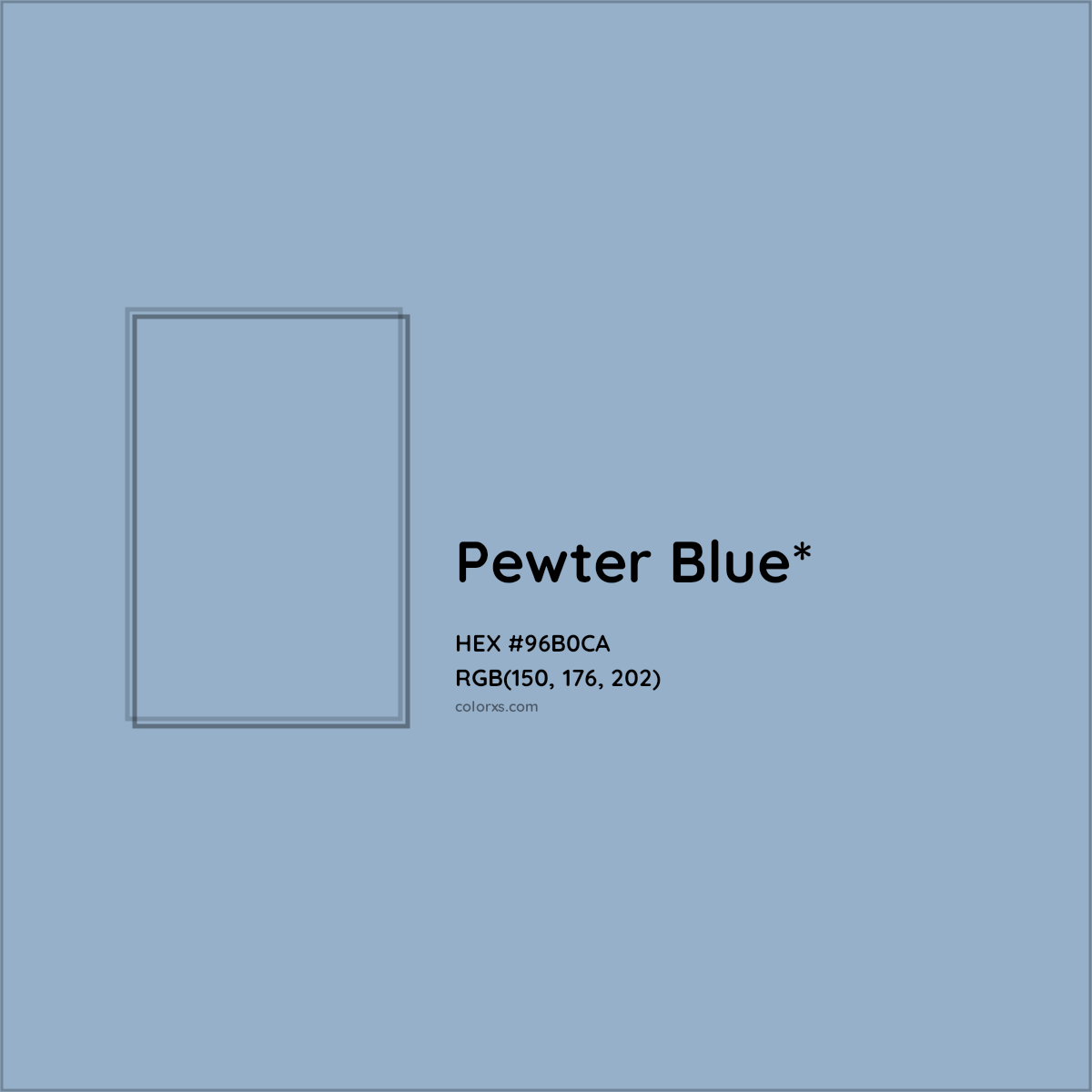 HEX #96B0CA Color Name, Color Code, Palettes, Similar Paints, Images