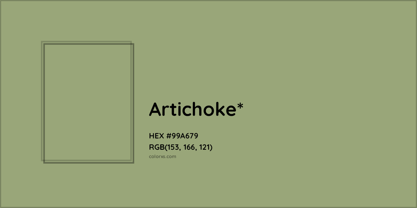 HEX #99A679 Color Name, Color Code, Palettes, Similar Paints, Images