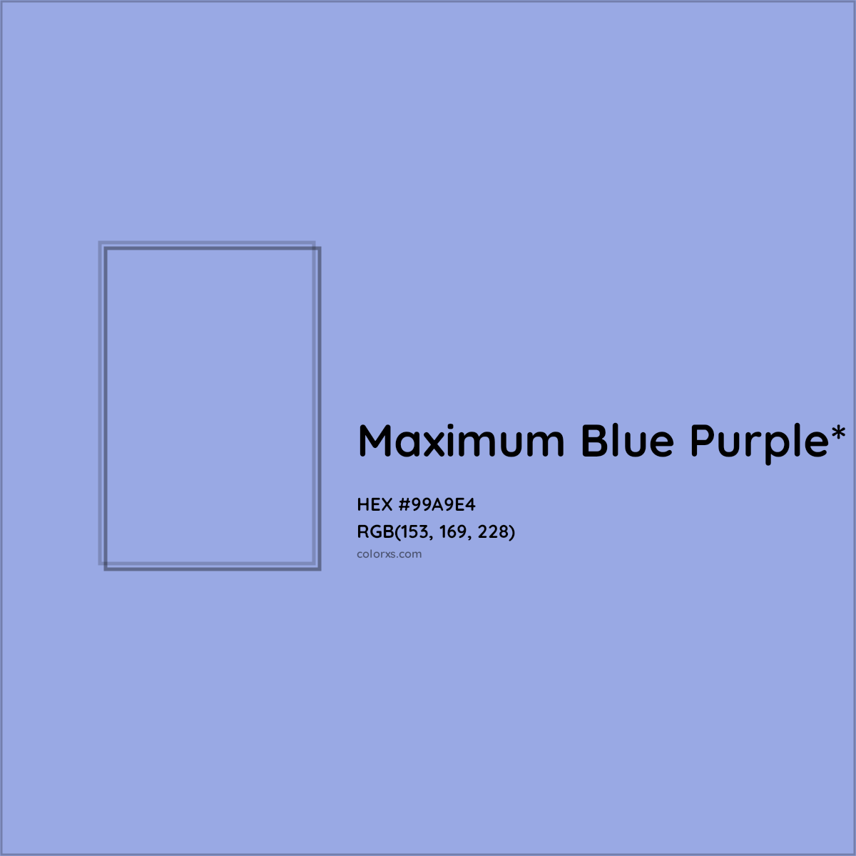 HEX #99A9E4 Color Name, Color Code, Palettes, Similar Paints, Images