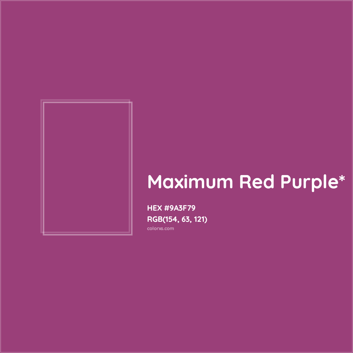 HEX #9A3F79 Color Name, Color Code, Palettes, Similar Paints, Images