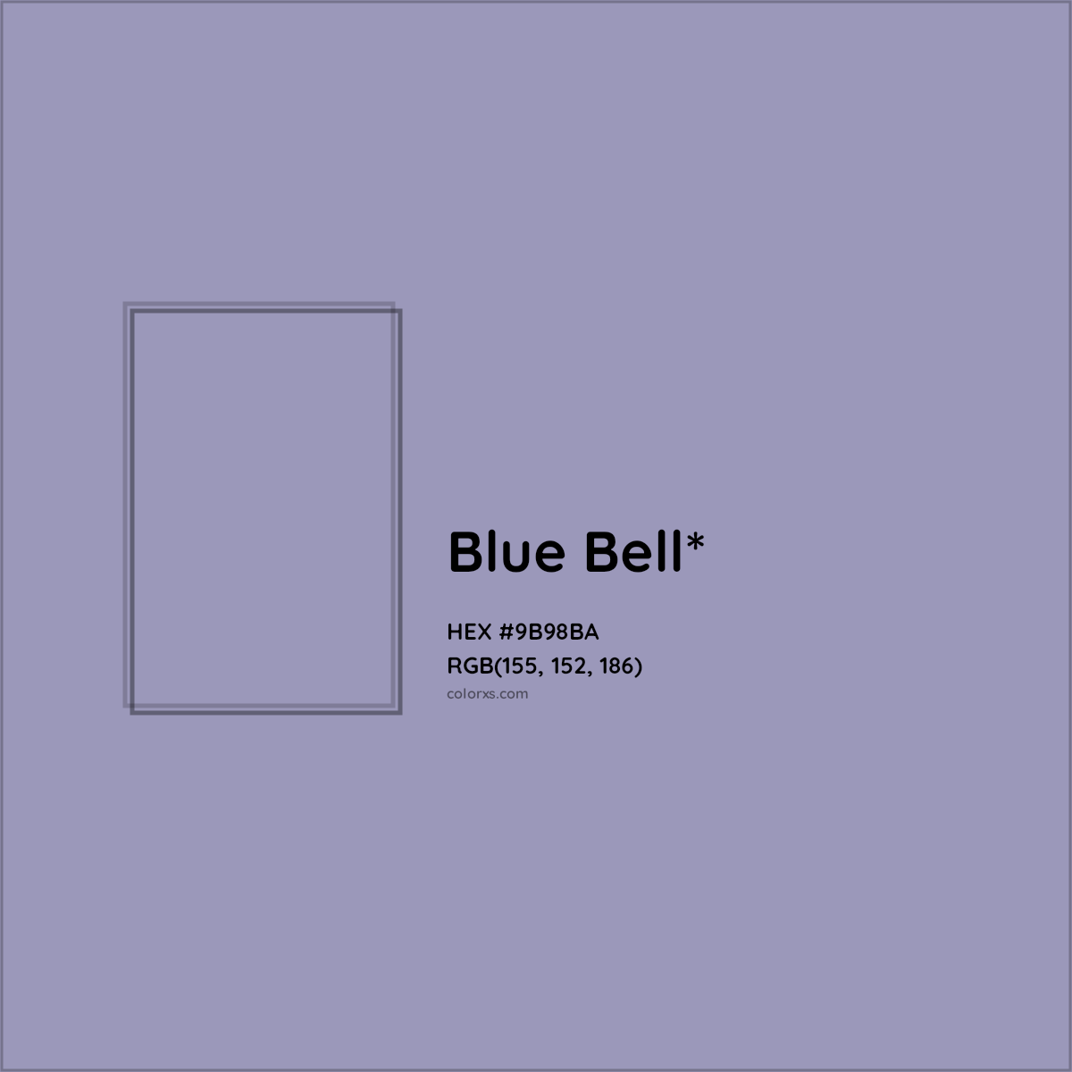 HEX #9B98BA Color Name, Color Code, Palettes, Similar Paints, Images