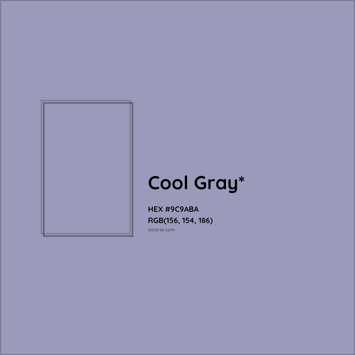 HEX #9C9ABA Color Name, Color Code, Palettes, Similar Paints, Images