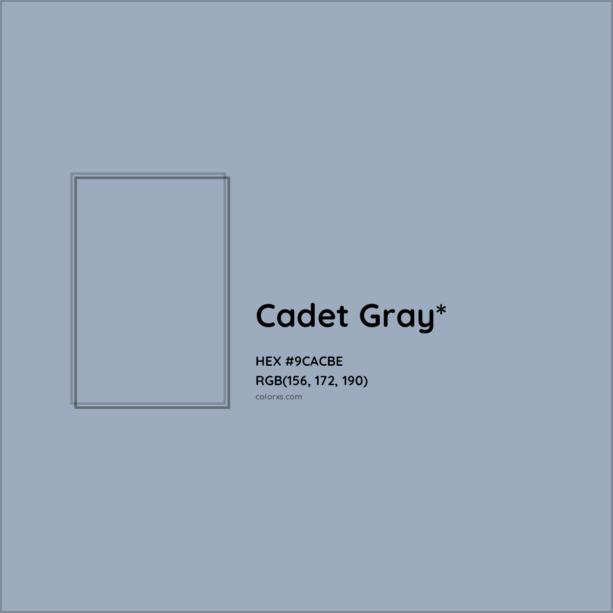 HEX #9CACBE Color Name, Color Code, Palettes, Similar Paints, Images