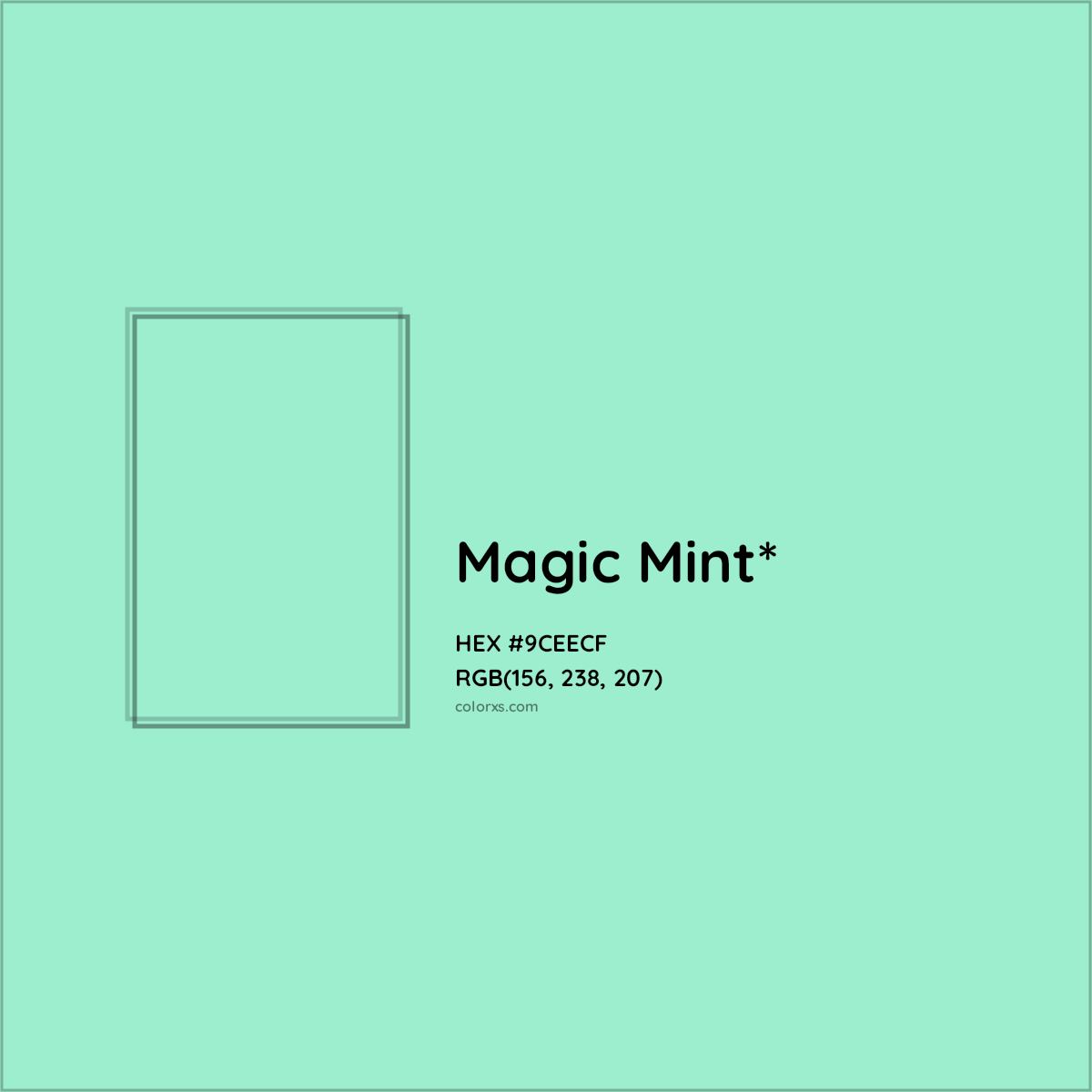 HEX #9CEECF Color Name, Color Code, Palettes, Similar Paints, Images