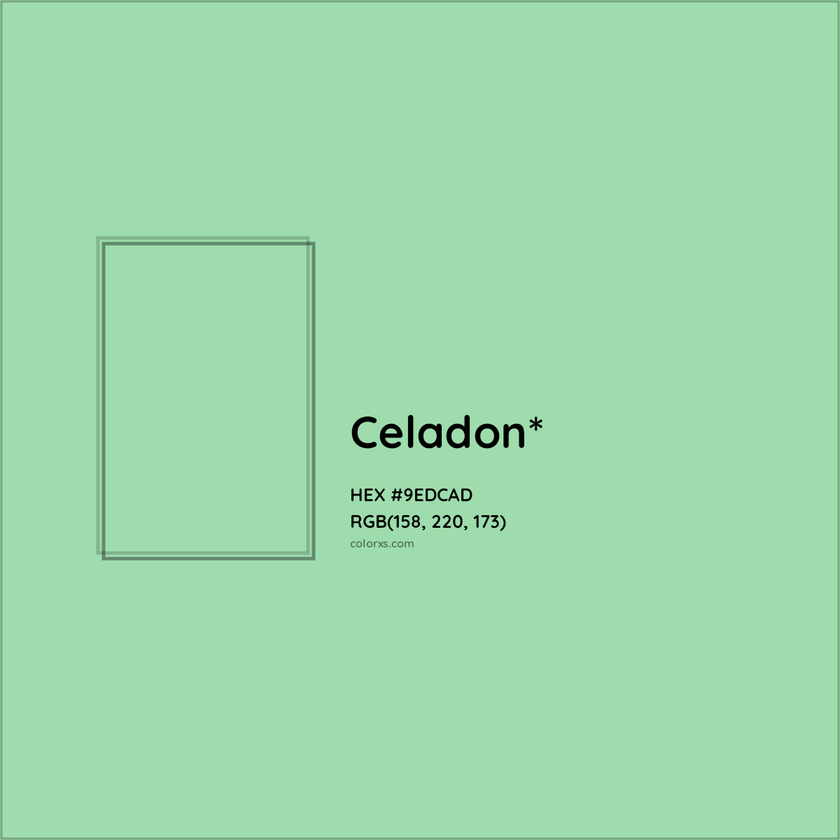 HEX #9EDCAD Color Name, Color Code, Palettes, Similar Paints, Images