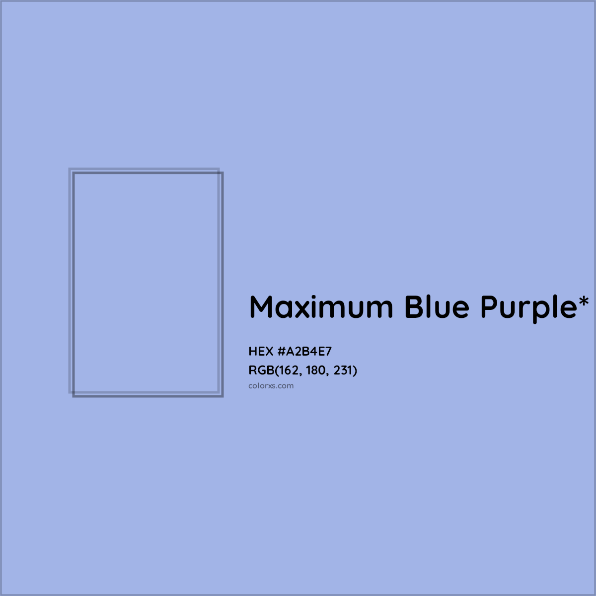 HEX #A2B4E7 Color Name, Color Code, Palettes, Similar Paints, Images