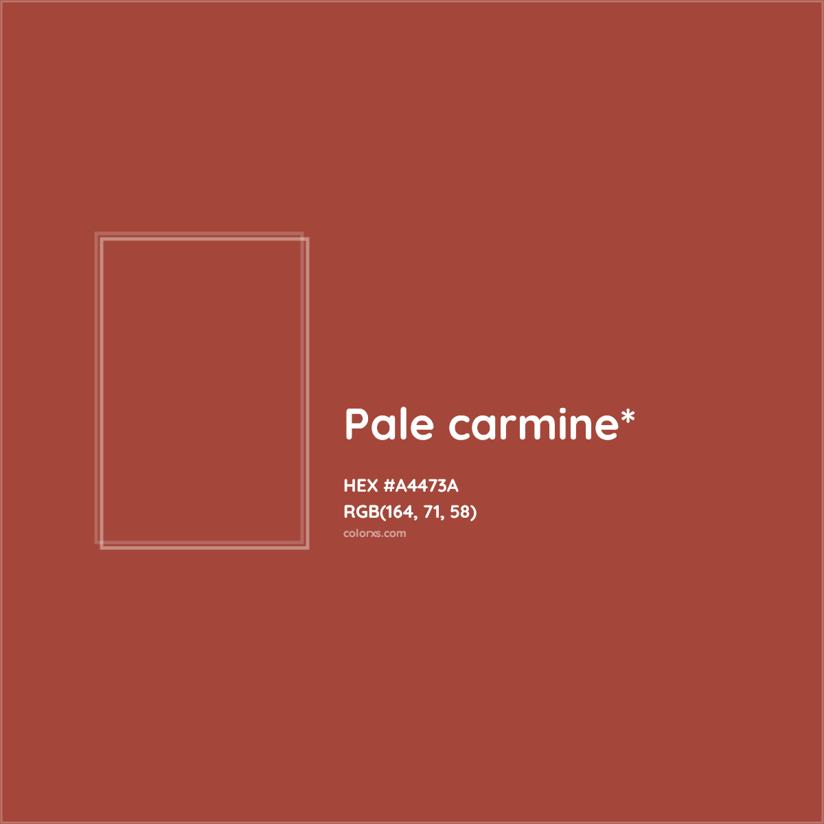 HEX #A4473A Color Name, Color Code, Palettes, Similar Paints, Images