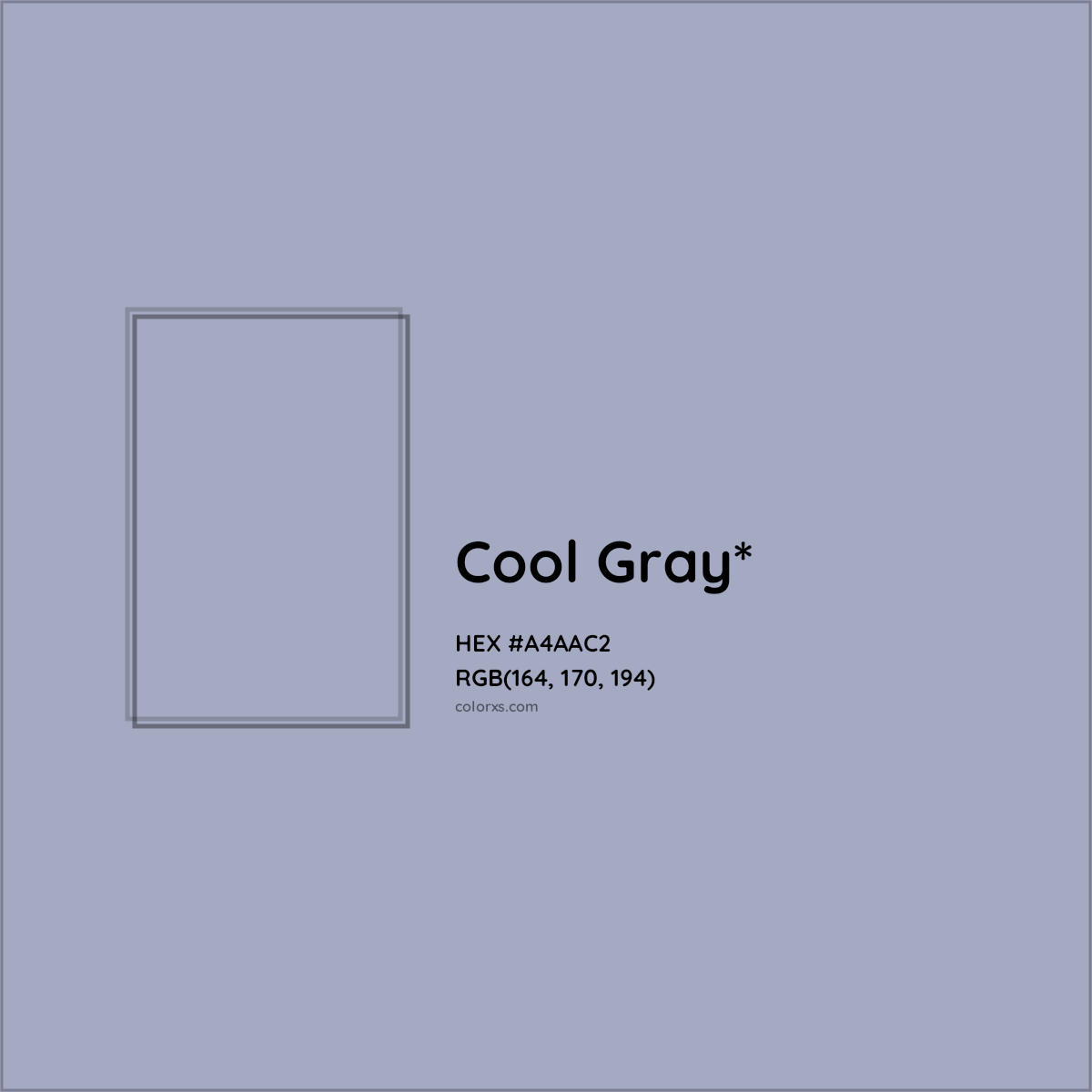 HEX #A4AAC2 Color Name, Color Code, Palettes, Similar Paints, Images