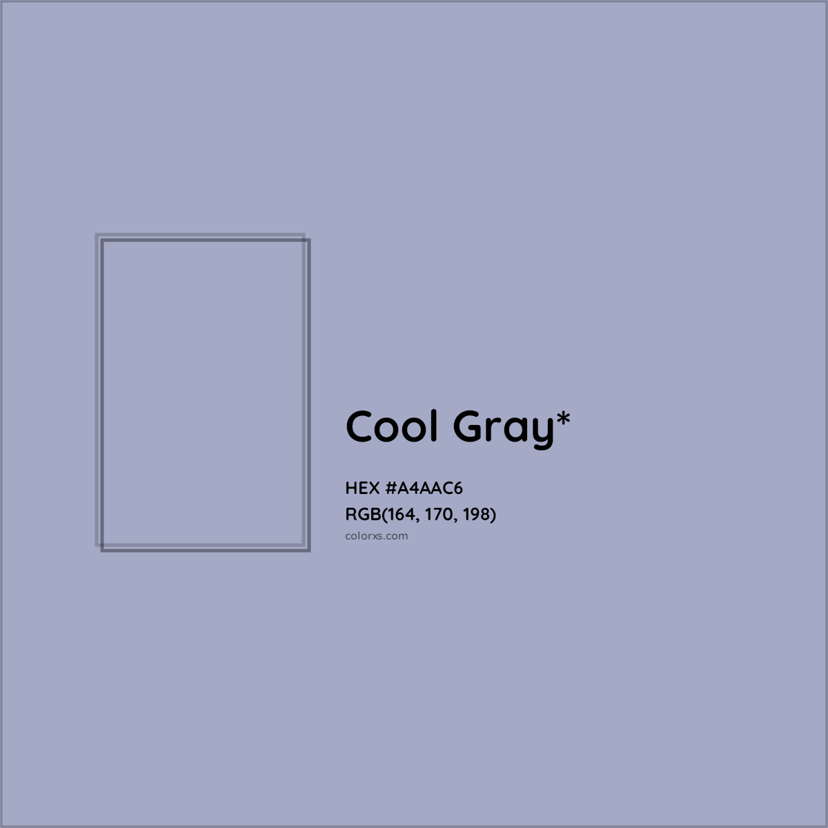 HEX #A4AAC6 Color Name, Color Code, Palettes, Similar Paints, Images