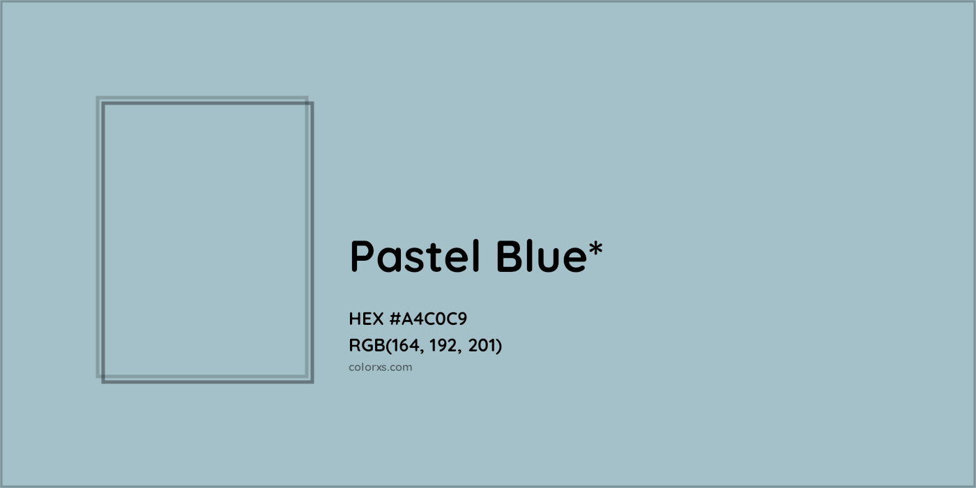 Pantone 15-4309 Tcx Sterling Blue Color, Hex color Code #A2B9C2  information, Hsl, Rgb