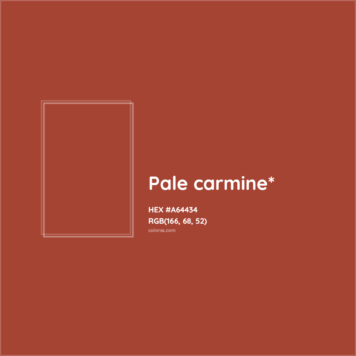 HEX #A64434 Color Name, Color Code, Palettes, Similar Paints, Images