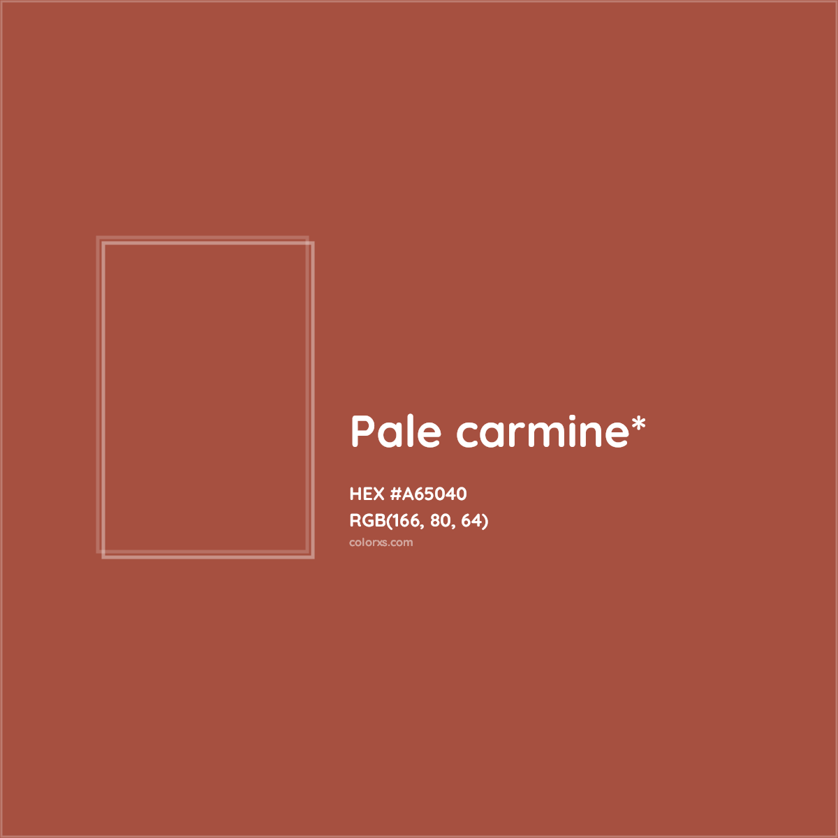 HEX #A65040 Color Name, Color Code, Palettes, Similar Paints, Images