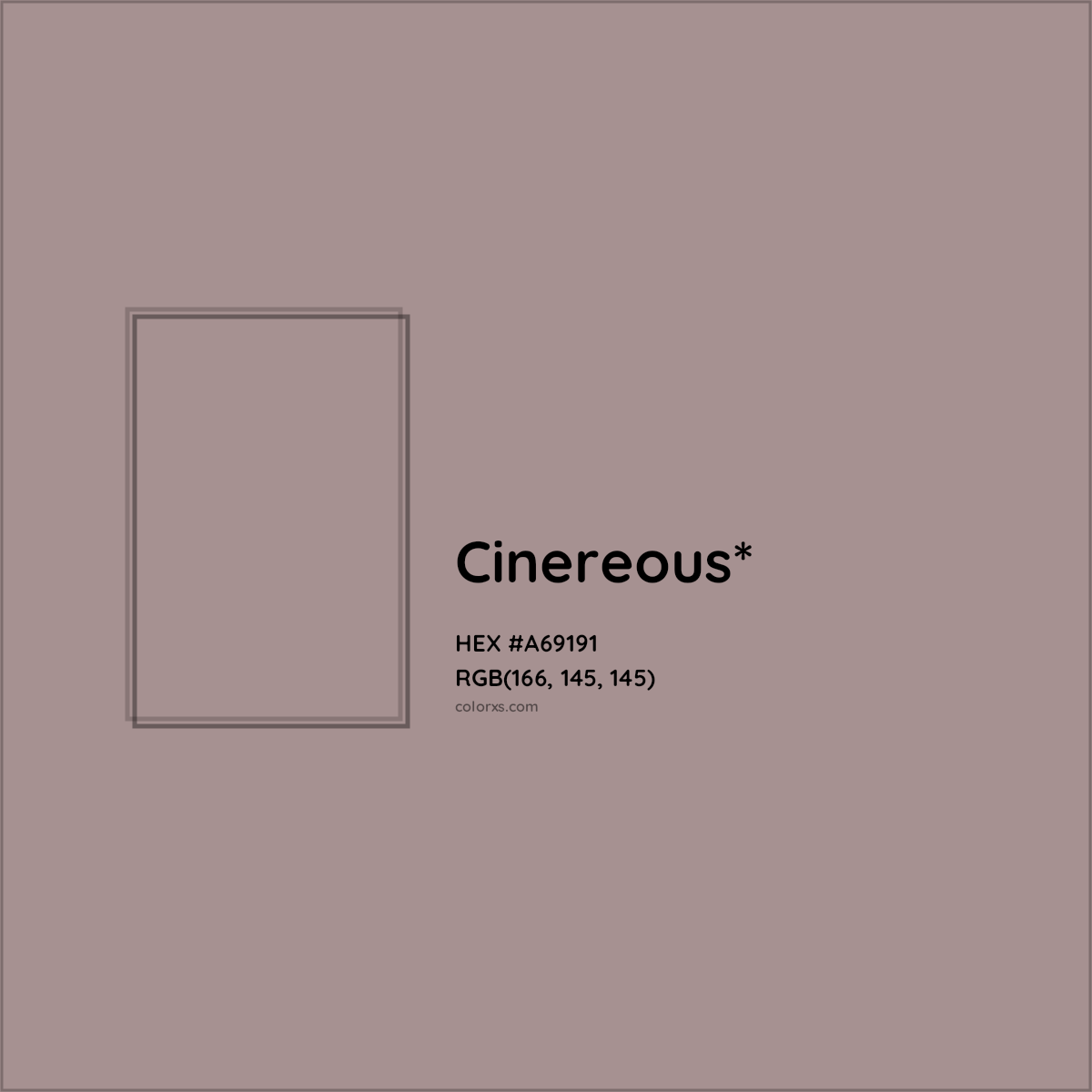 HEX #A69191 Color Name, Color Code, Palettes, Similar Paints, Images