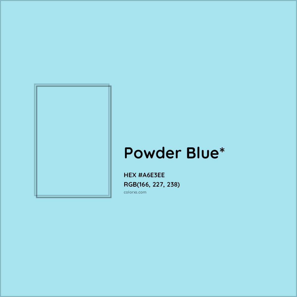 HEX #A6E3EE Color Name, Color Code, Palettes, Similar Paints, Images