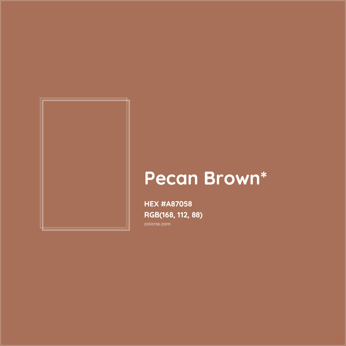 HEX #A87058 Color Name, Color Code, Palettes, Similar Paints, Images