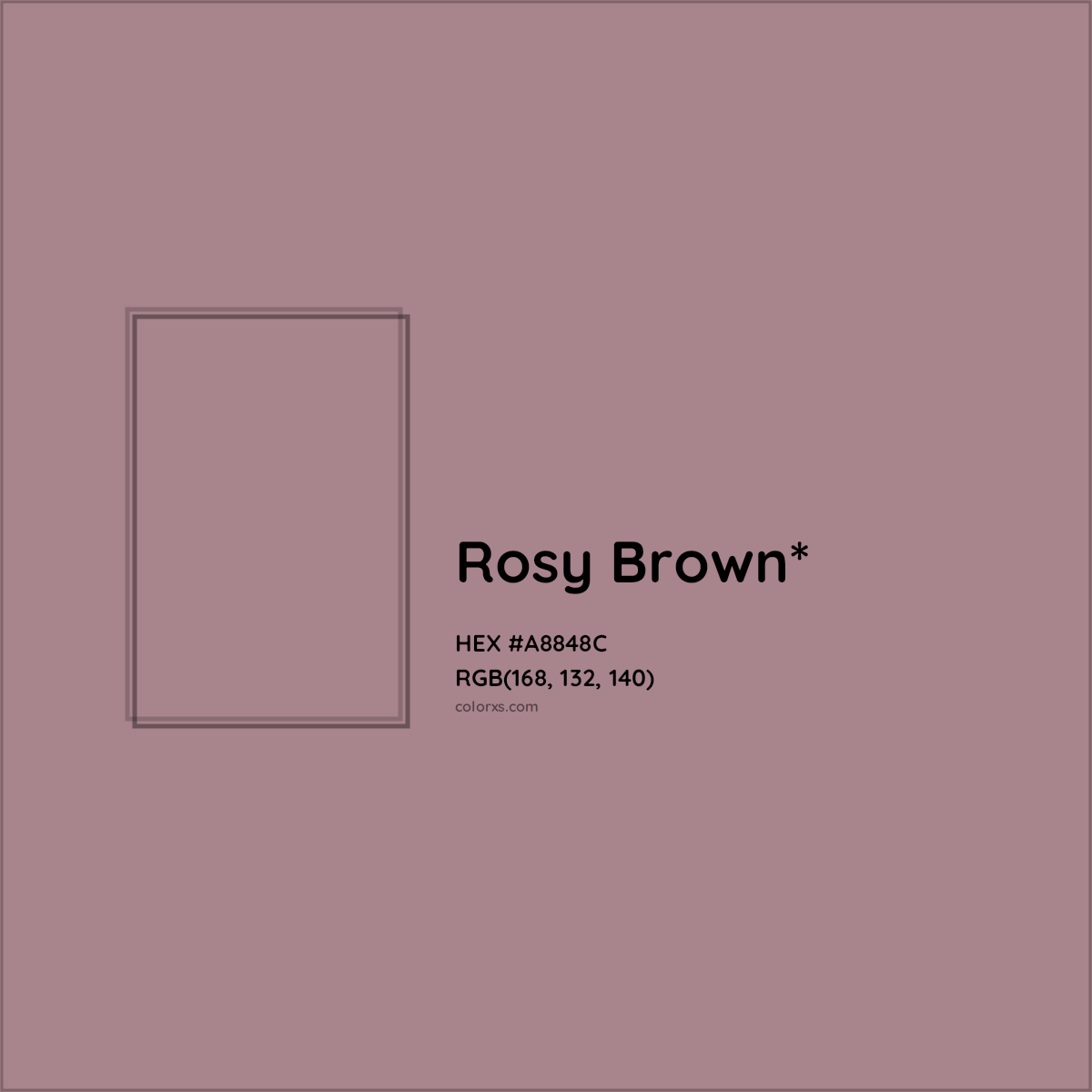 HEX #A8848C Color Name, Color Code, Palettes, Similar Paints, Images