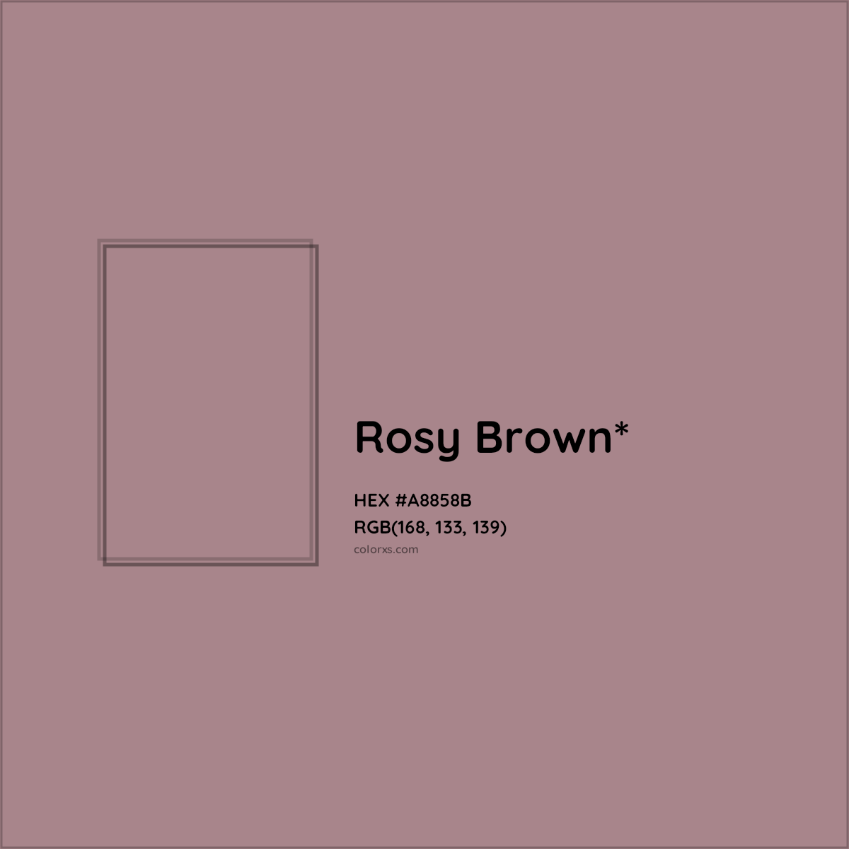 HEX #A8858B Color Name, Color Code, Palettes, Similar Paints, Images