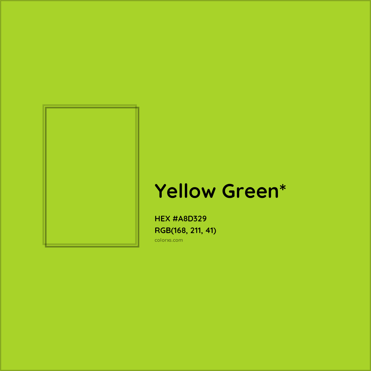 HEX #A8D329 Color Name, Color Code, Palettes, Similar Paints, Images