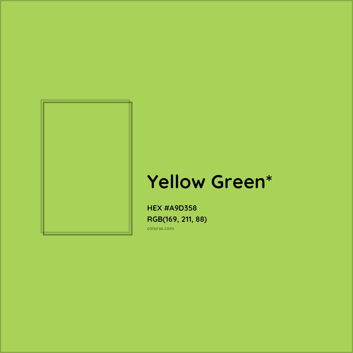 HEX #A9D358 Color Name, Color Code, Palettes, Similar Paints, Images