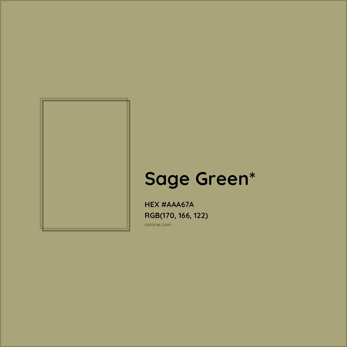 HEX #AAA67A Color Name, Color Code, Palettes, Similar Paints, Images