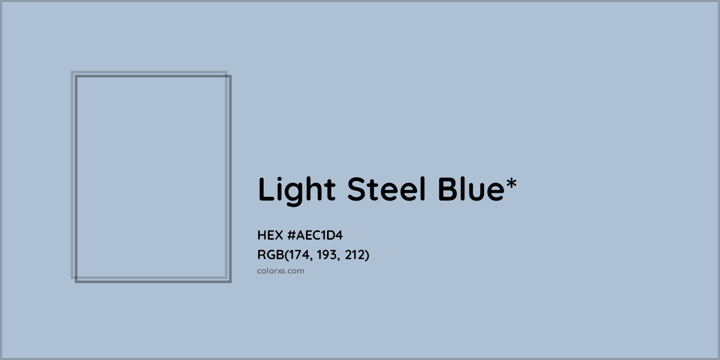 HEX #AEC1D4 Color Name, Color Code, Palettes, Similar Paints, Images