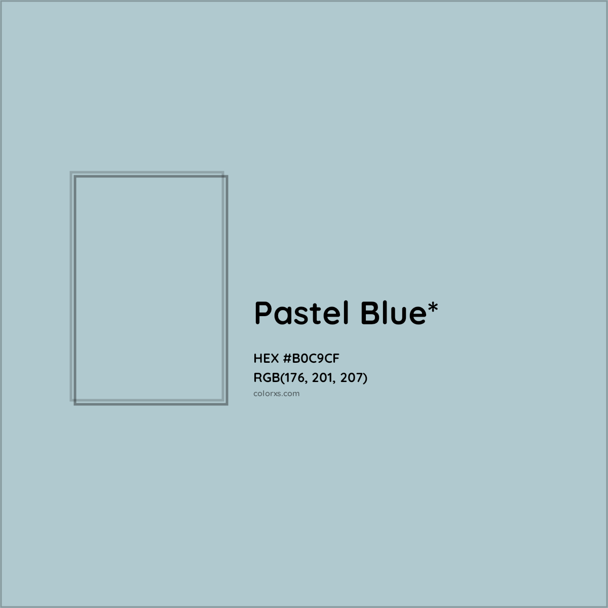 HEX #B0C9CF Color Name, Color Code, Palettes, Similar Paints, Images