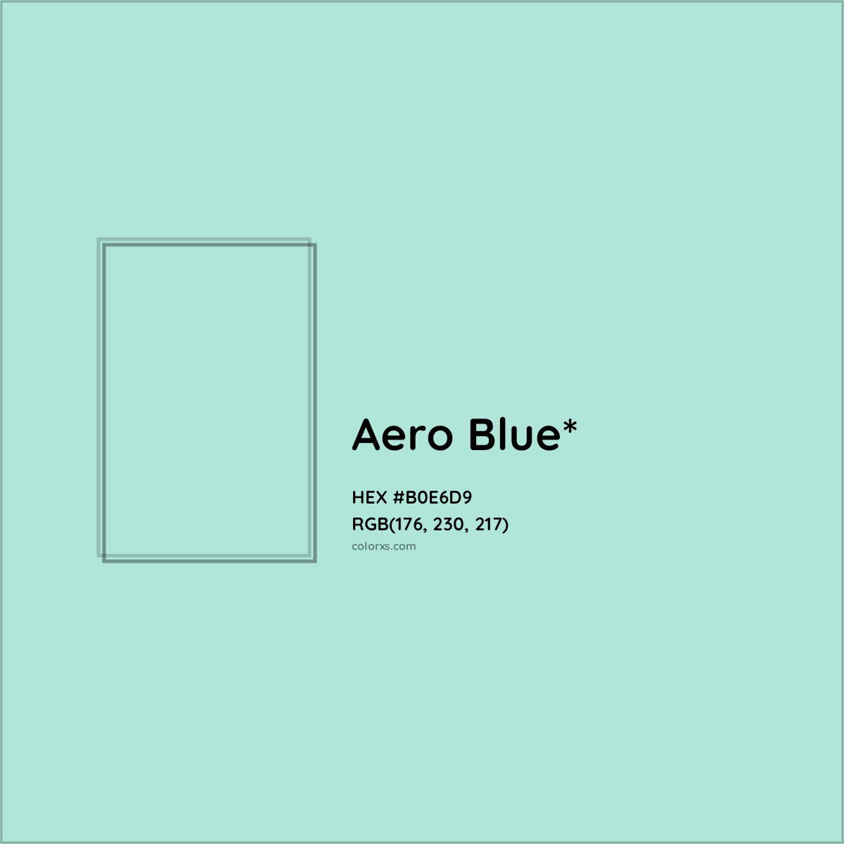 HEX #B0E6D9 Color Name, Color Code, Palettes, Similar Paints, Images