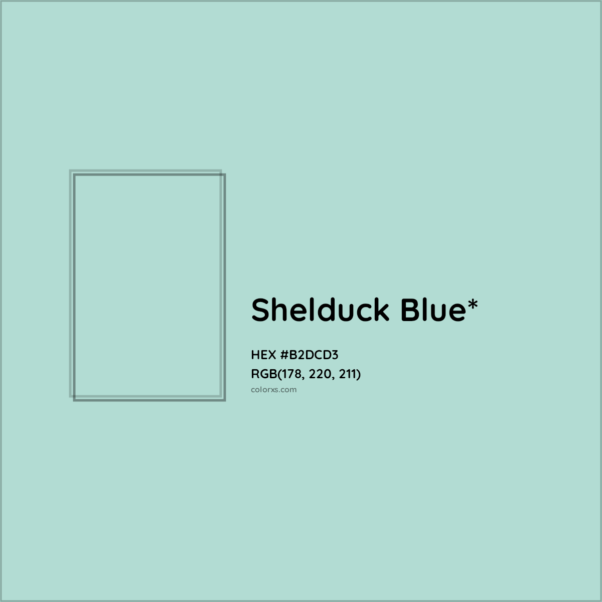 HEX #B2DCD3 Color Name, Color Code, Palettes, Similar Paints, Images