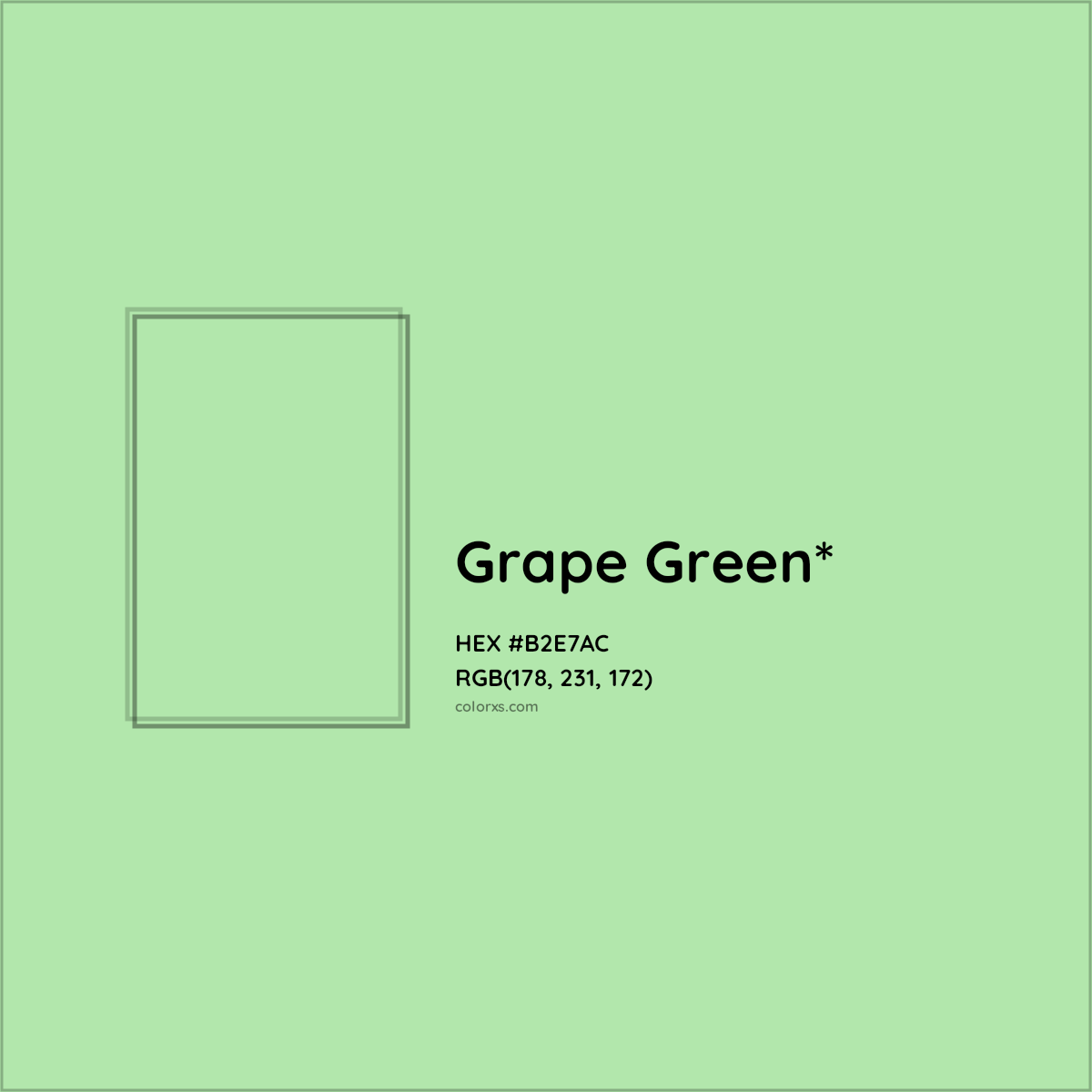 HEX #B2E7AC Color Name, Color Code, Palettes, Similar Paints, Images