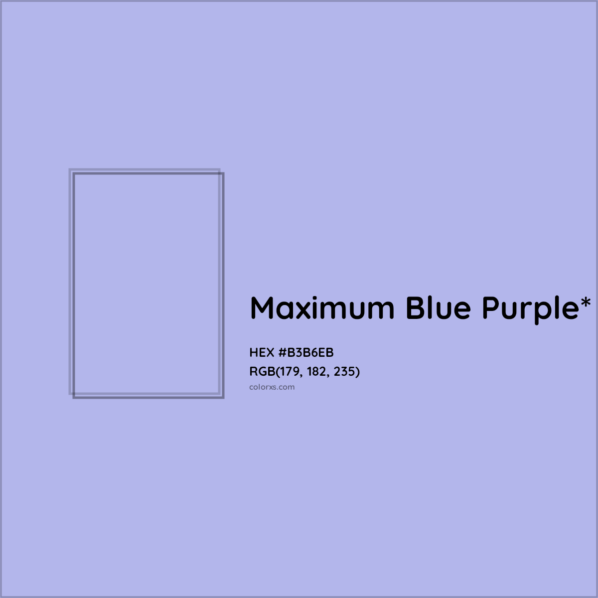 HEX #B3B6EB Color Name, Color Code, Palettes, Similar Paints, Images