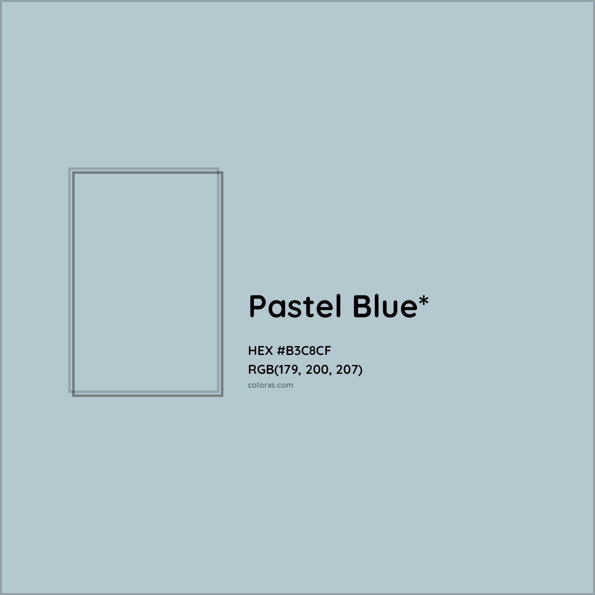 HEX #B3C8CF Color Name, Color Code, Palettes, Similar Paints, Images