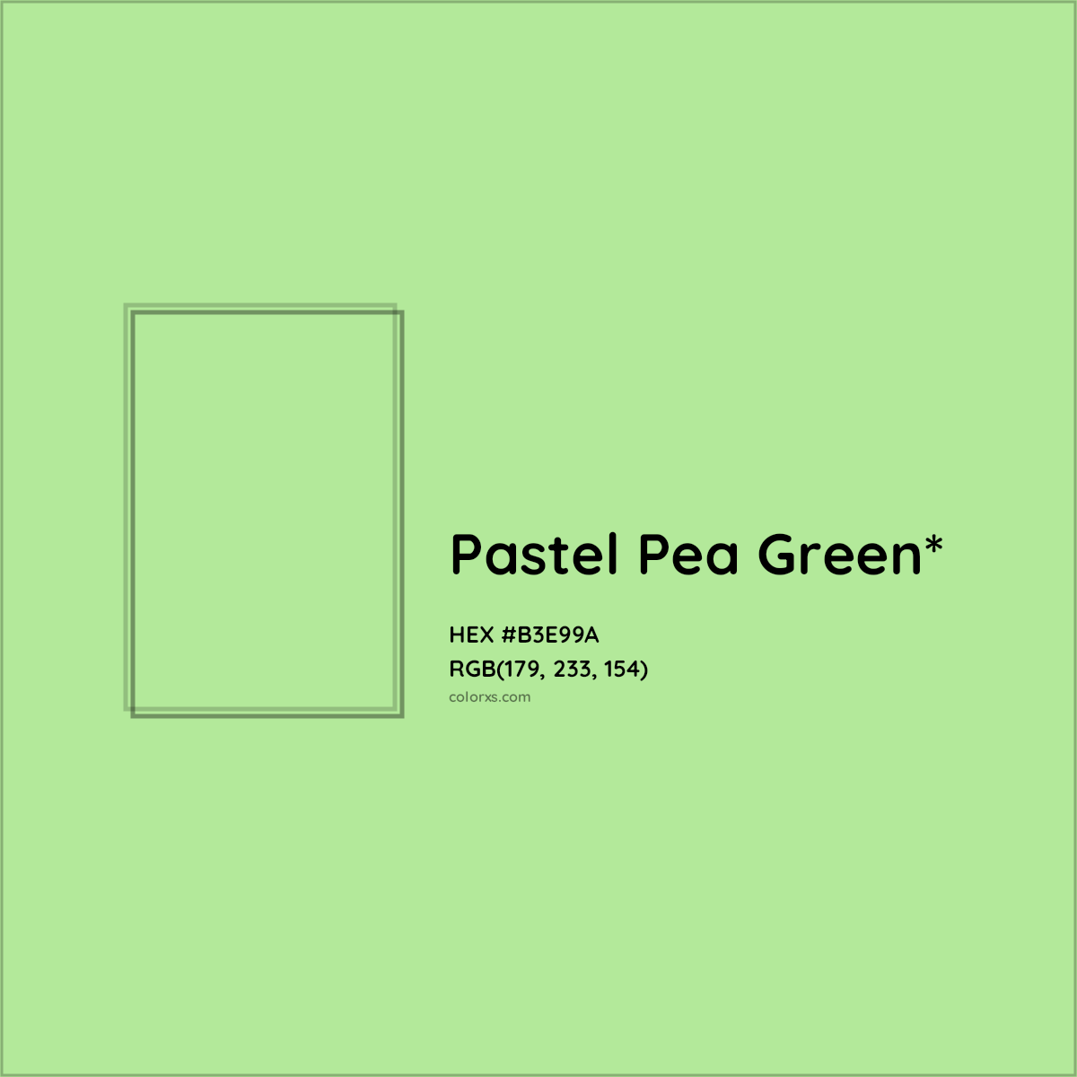 HEX #B3E99A Color Name, Color Code, Palettes, Similar Paints, Images