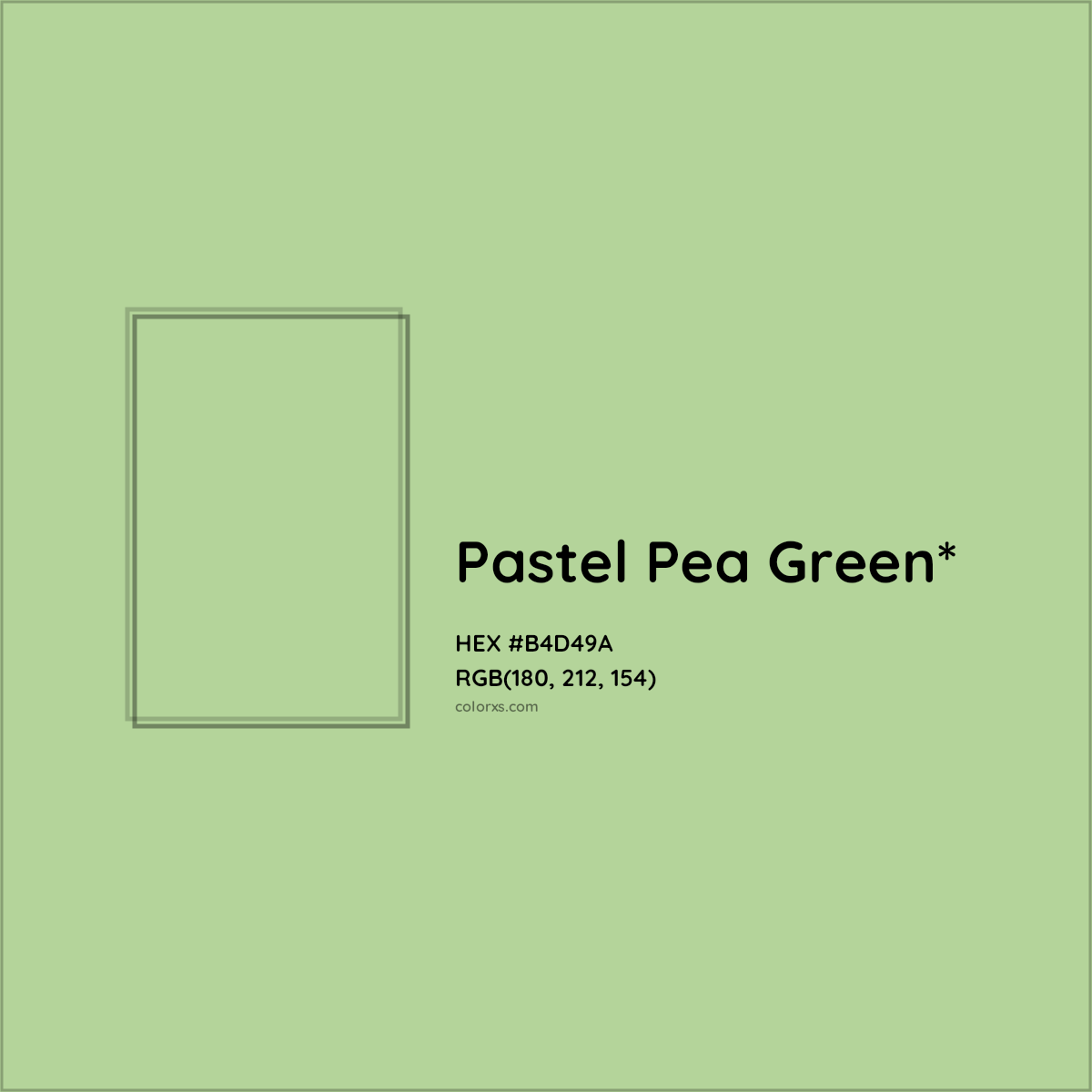 HEX #B4D49A Color Name, Color Code, Palettes, Similar Paints, Images