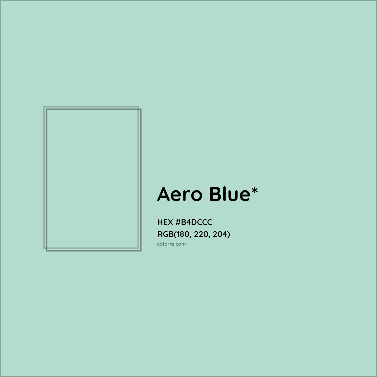 HEX #B4DCCC Color Name, Color Code, Palettes, Similar Paints, Images