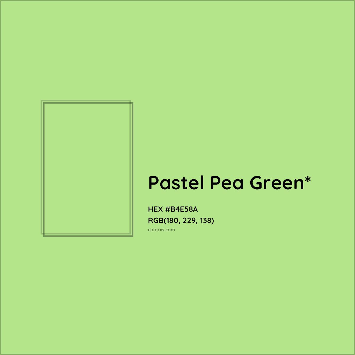 HEX #B4E58A Color Name, Color Code, Palettes, Similar Paints, Images