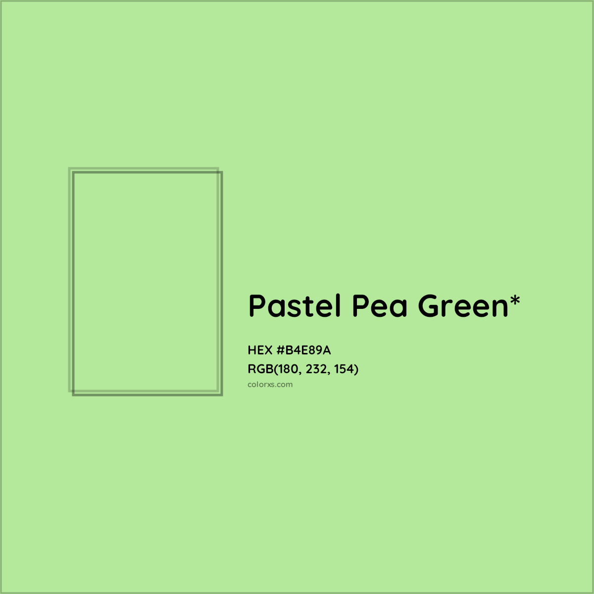 HEX #B4E89A Color Name, Color Code, Palettes, Similar Paints, Images