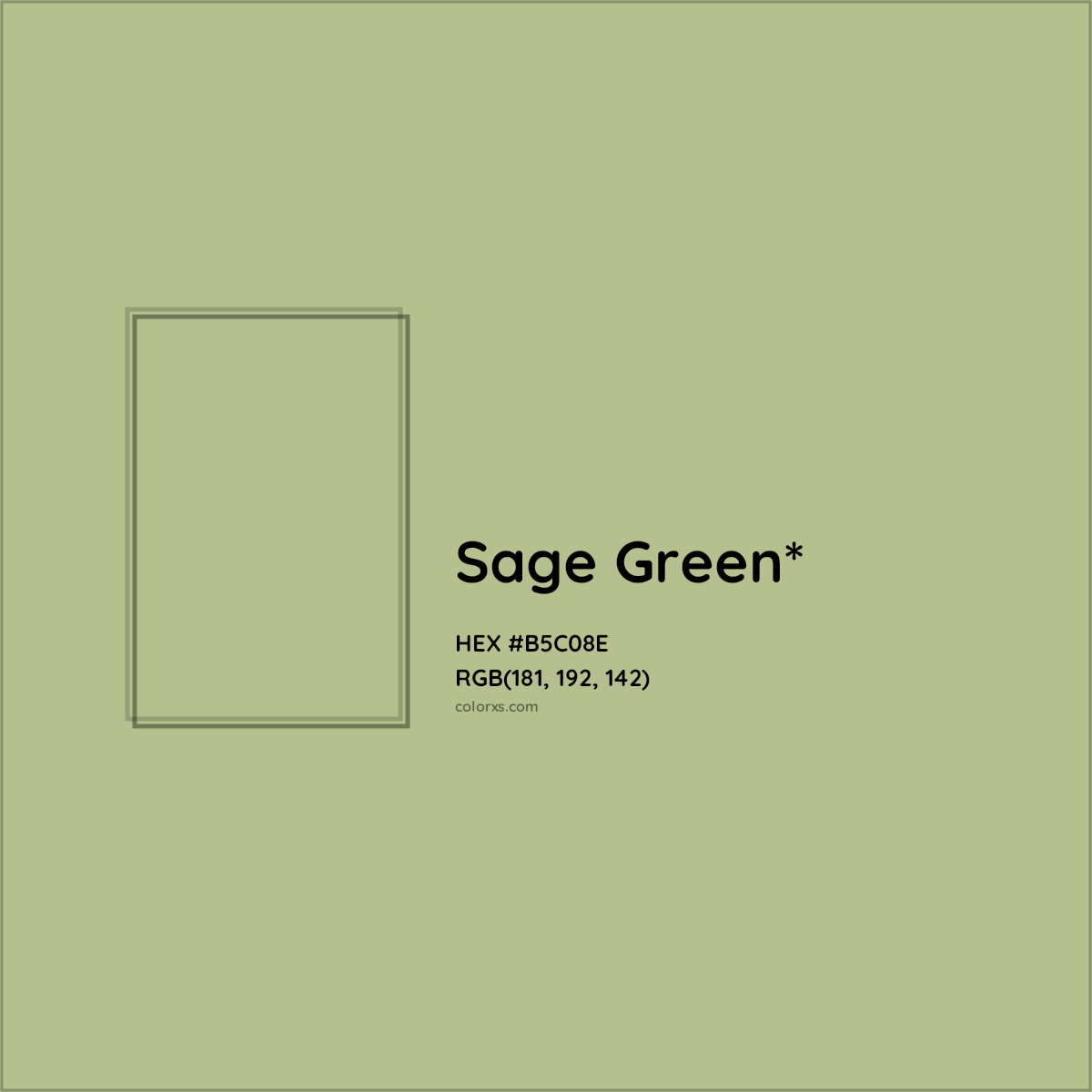 HEX #B5C08E Color Name, Color Code, Palettes, Similar Paints, Images