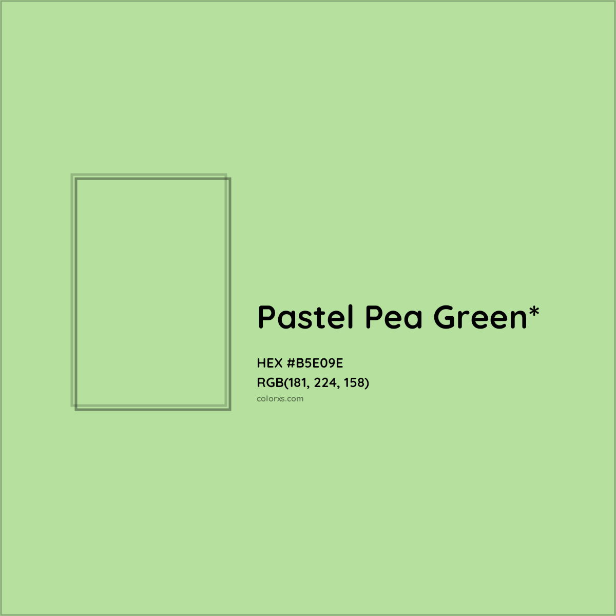 HEX #B5E09E Color Name, Color Code, Palettes, Similar Paints, Images