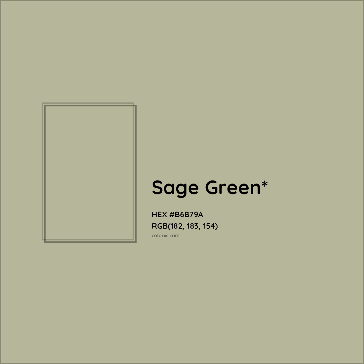 HEX #B6B79A Color Name, Color Code, Palettes, Similar Paints, Images