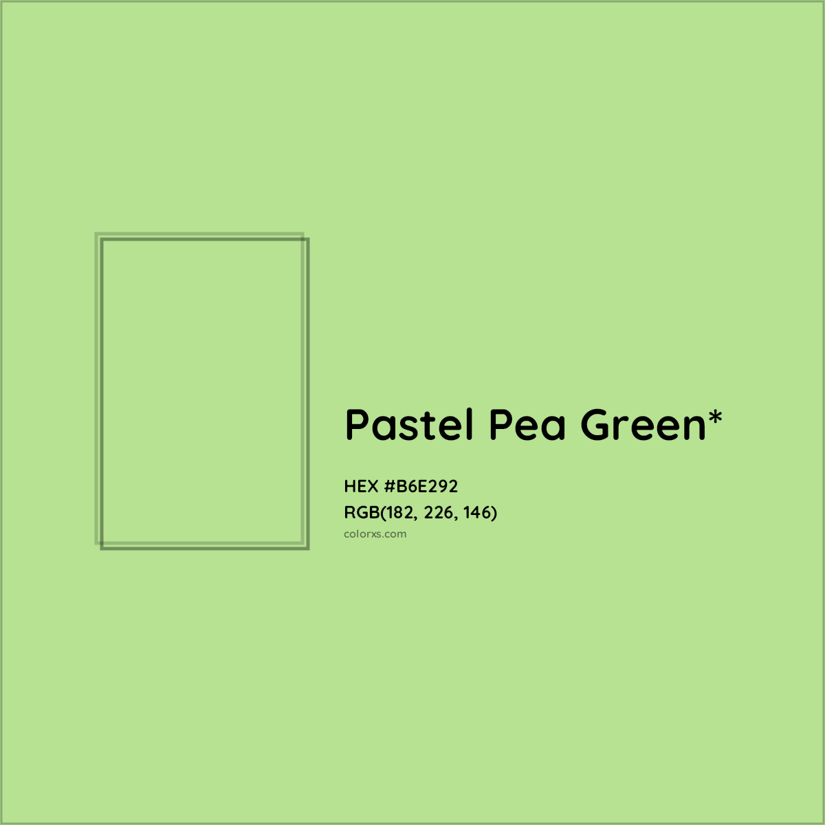 HEX #B6E292 Color Name, Color Code, Palettes, Similar Paints, Images