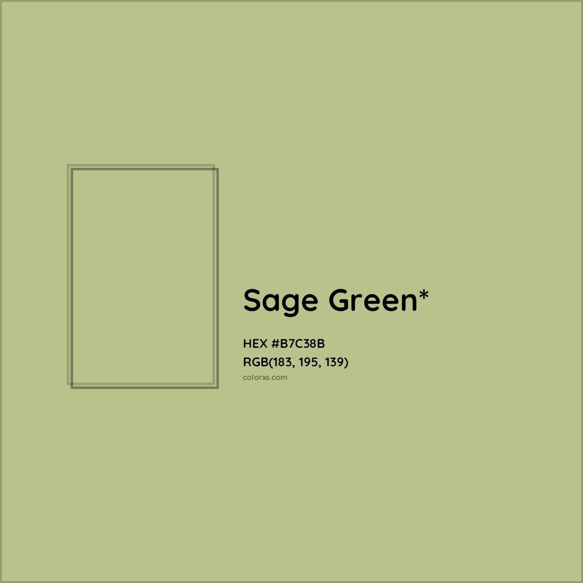 HEX #B7C38B Color Name, Color Code, Palettes, Similar Paints, Images