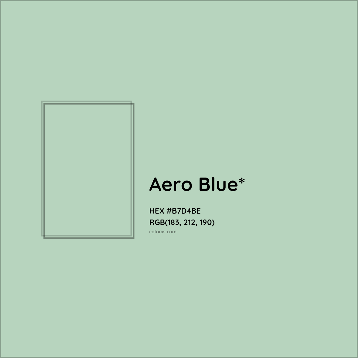 HEX #B7D4BE Color Name, Color Code, Palettes, Similar Paints, Images