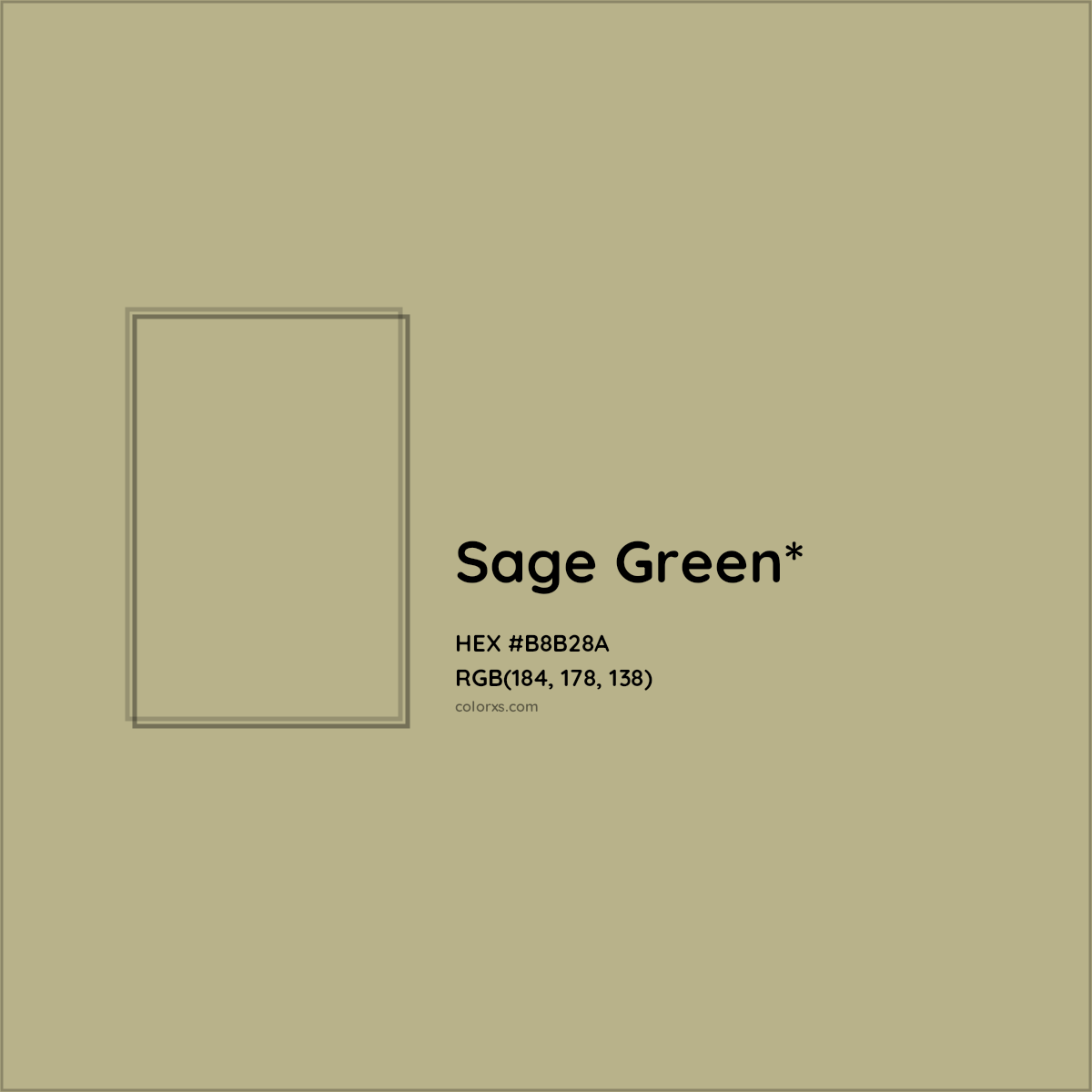 HEX #B8B28A Color Name, Color Code, Palettes, Similar Paints, Images